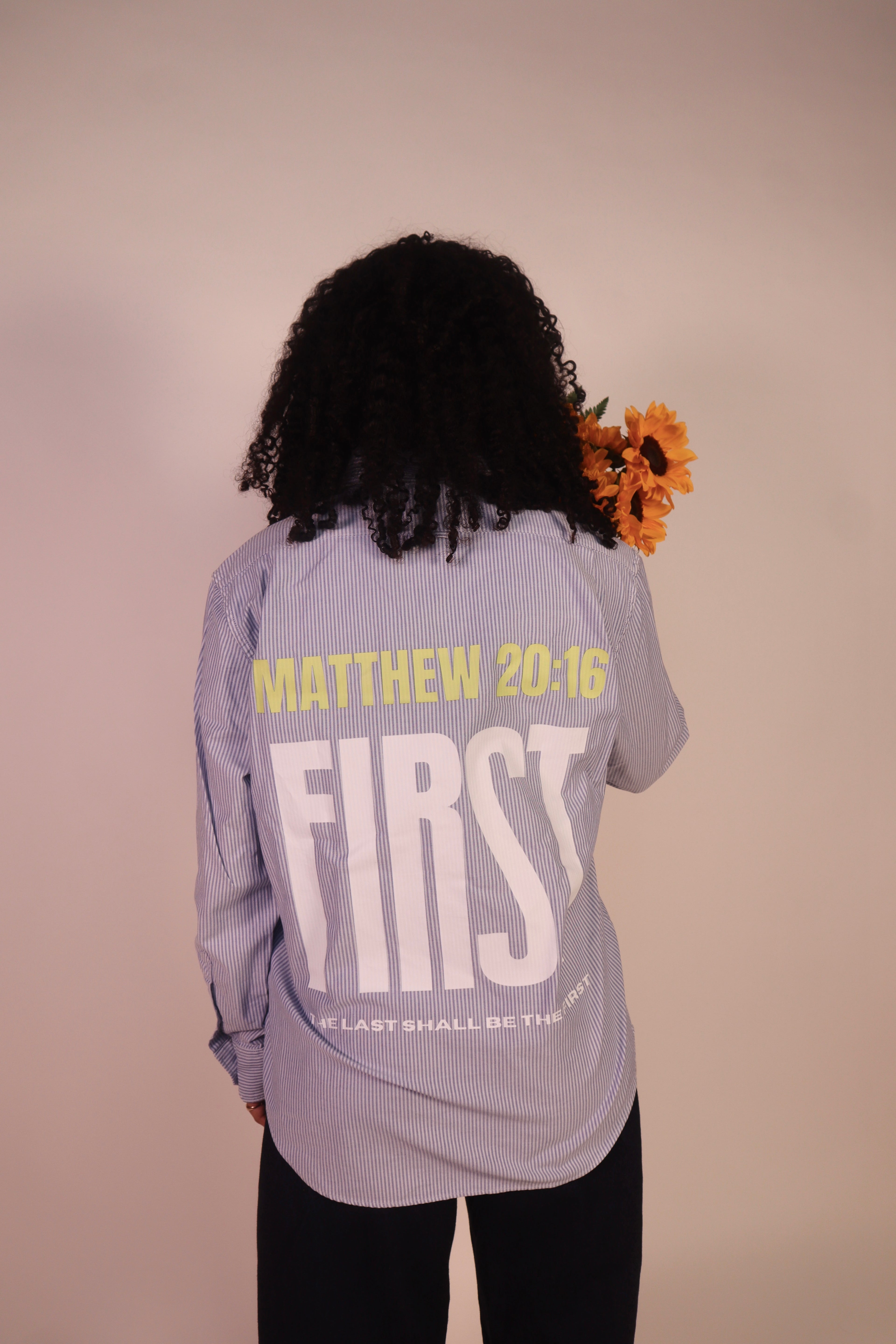 Stripped Van Gogh Button Down